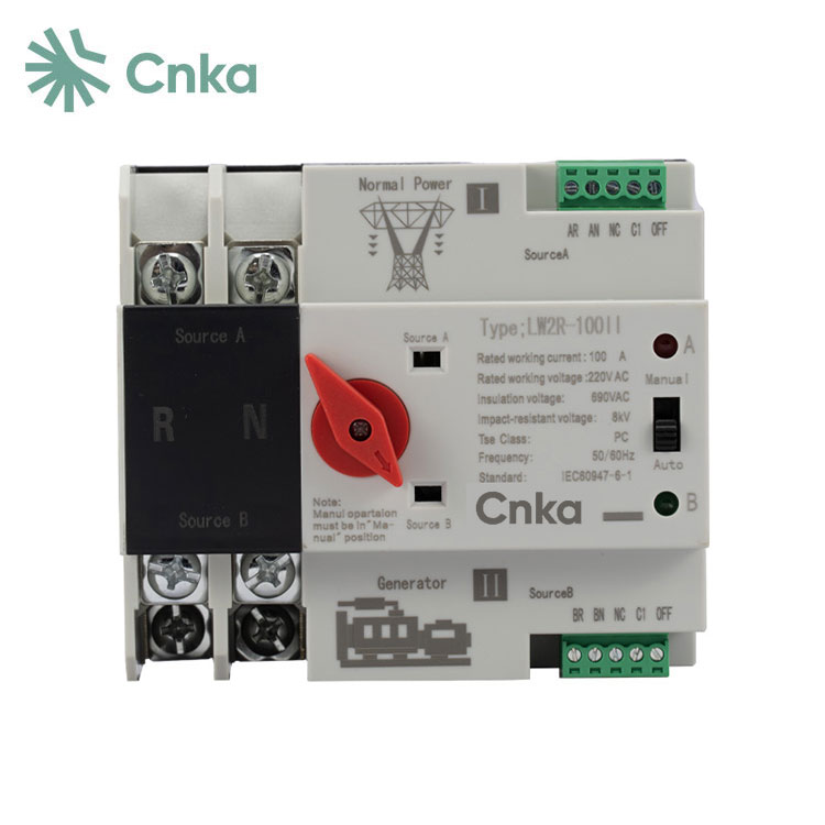 100amp স্বয়ংক্রিয় স্থানান্তর সুইচ